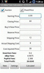 game pic for LV eBay Fees Calculator